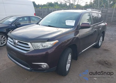 2012 Toyota Highlander Base V6 z USA, uszkodzony, nr VIN 5TDBK3EH1CS110964